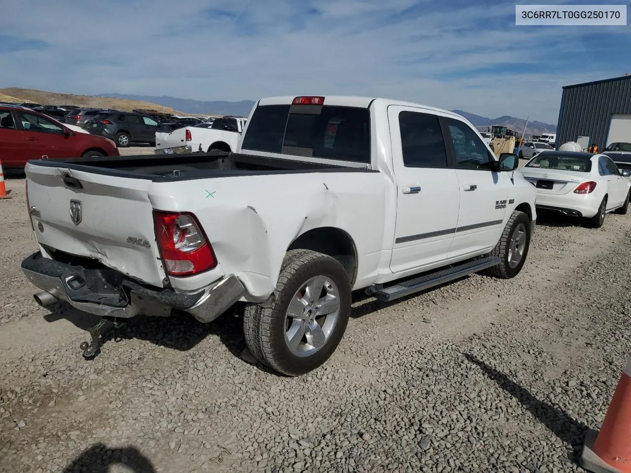 2016 Ram 1500 Slt VIN: 3C6RR7LT0GG250170 Lot: 76833874