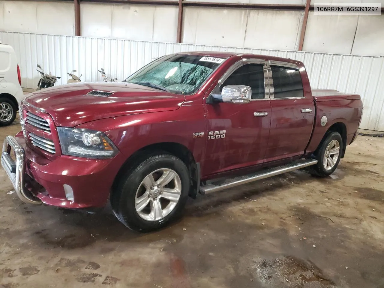 2016 Ram 1500 Sport VIN: 1C6RR7MT6GS391297 Lot: 76861834