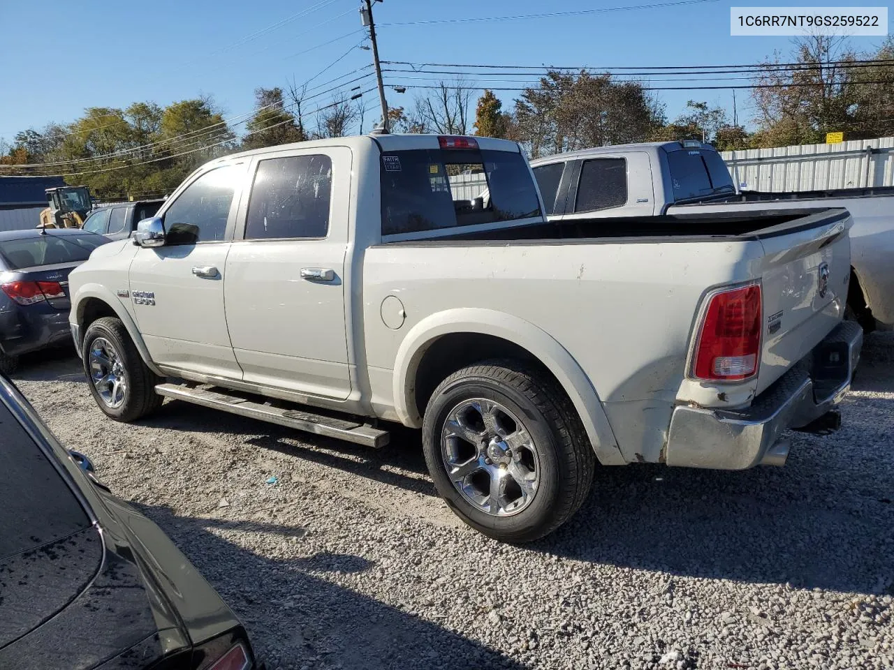 2016 Ram 1500 Laramie VIN: 1C6RR7NT9GS259522 Lot: 76912044