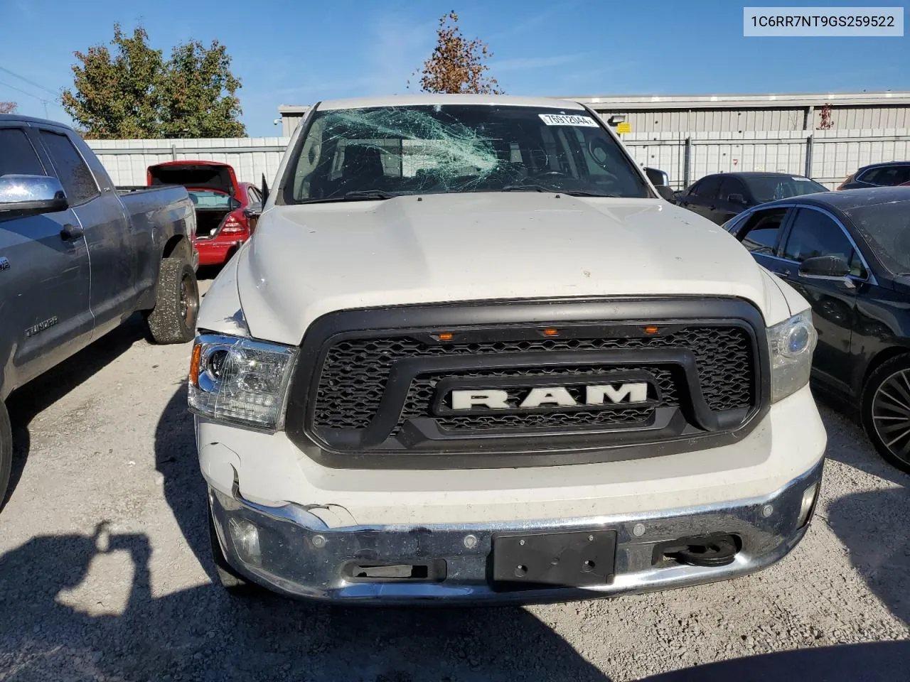 2016 Ram 1500 Laramie VIN: 1C6RR7NT9GS259522 Lot: 76912044