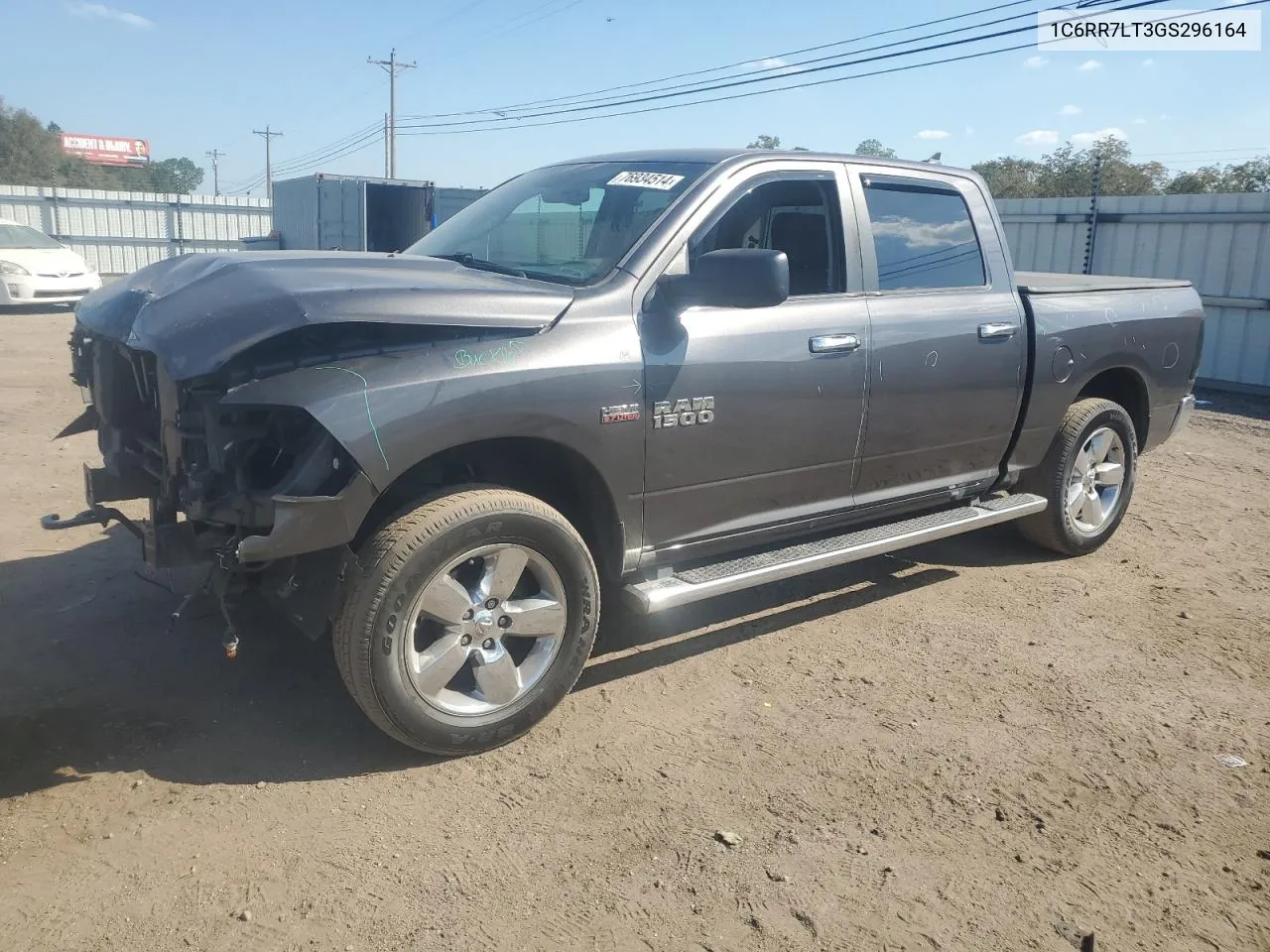 2016 Ram 1500 Slt VIN: 1C6RR7LT3GS296164 Lot: 76934514