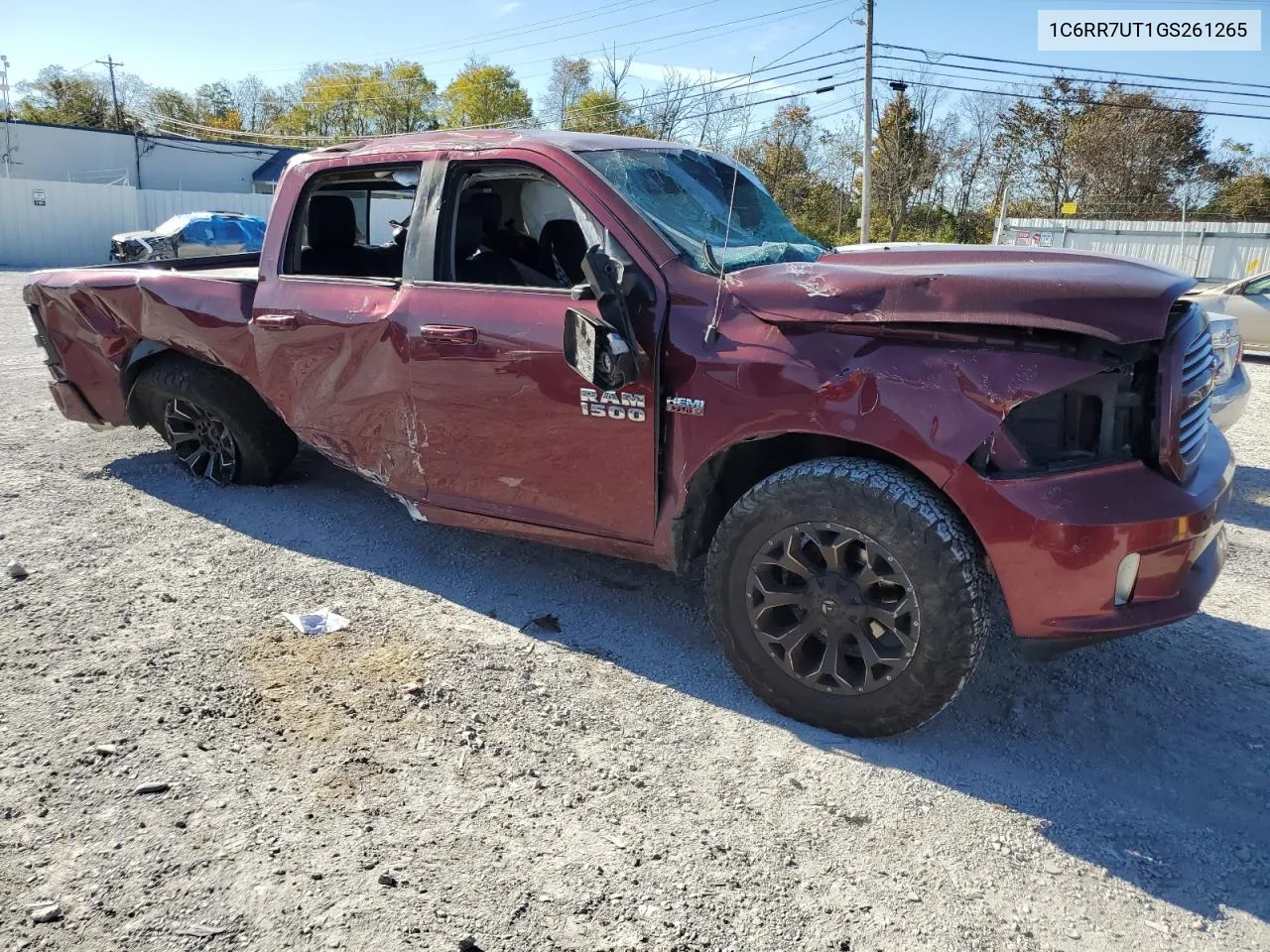 2016 Ram 1500 Sport VIN: 1C6RR7UT1GS261265 Lot: 76941834