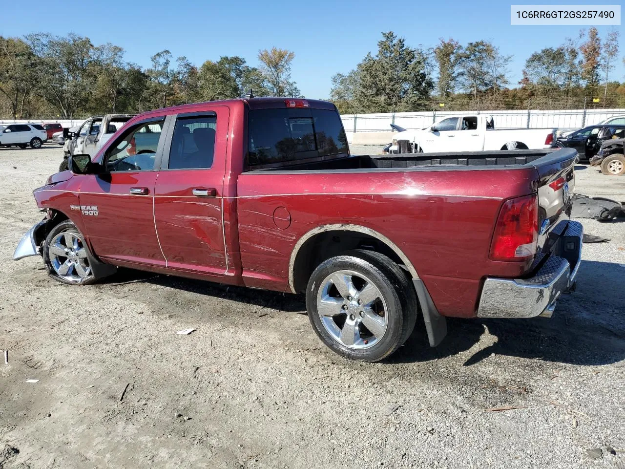 2016 Ram 1500 Slt VIN: 1C6RR6GT2GS257490 Lot: 76989714