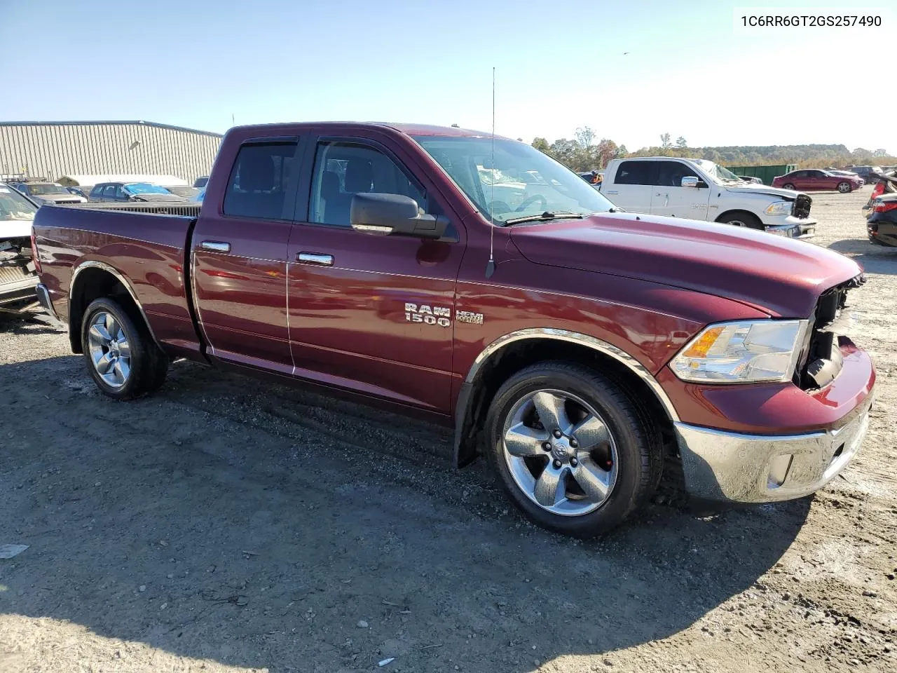 2016 Ram 1500 Slt VIN: 1C6RR6GT2GS257490 Lot: 76989714