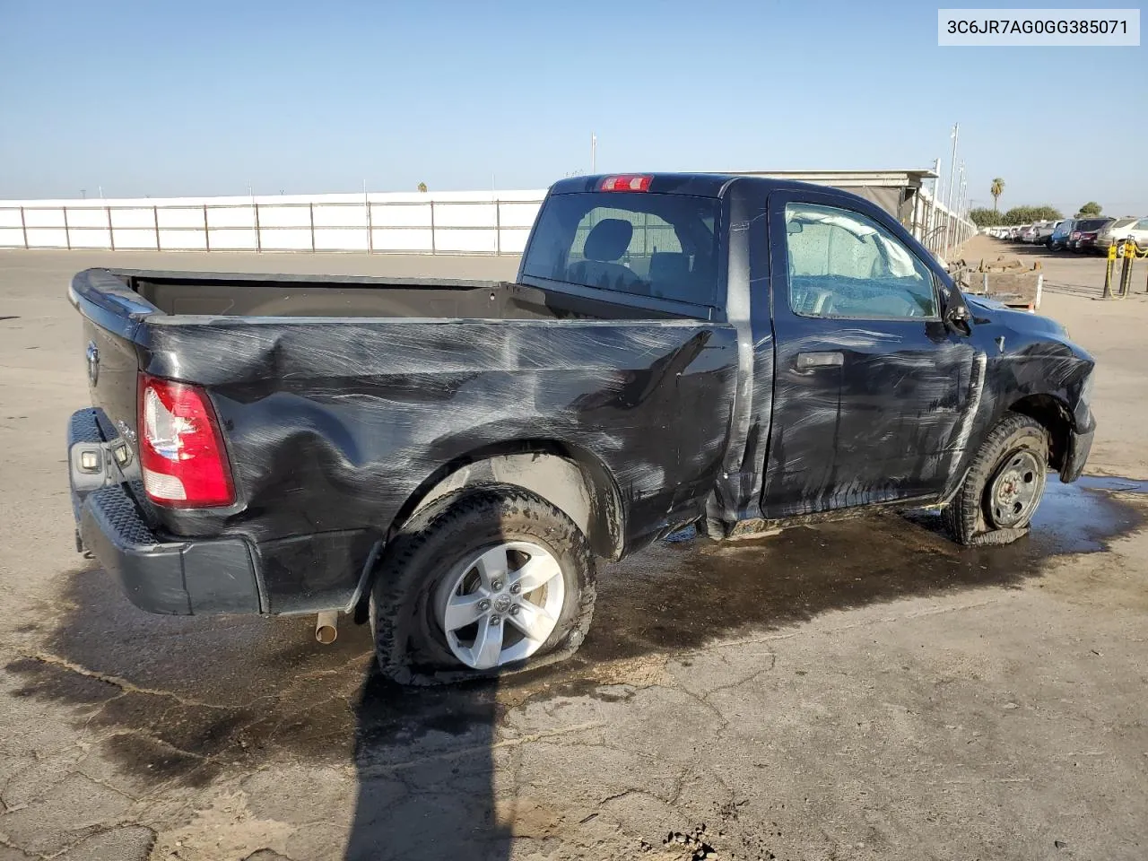 2016 Ram 1500 St VIN: 3C6JR7AG0GG385071 Lot: 77038924