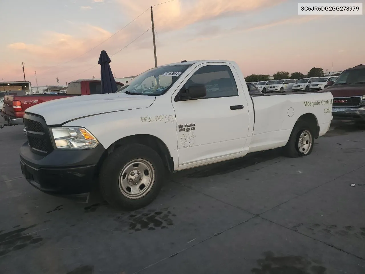 2016 Ram 1500 St VIN: 3C6JR6DG2GG278979 Lot: 77183534