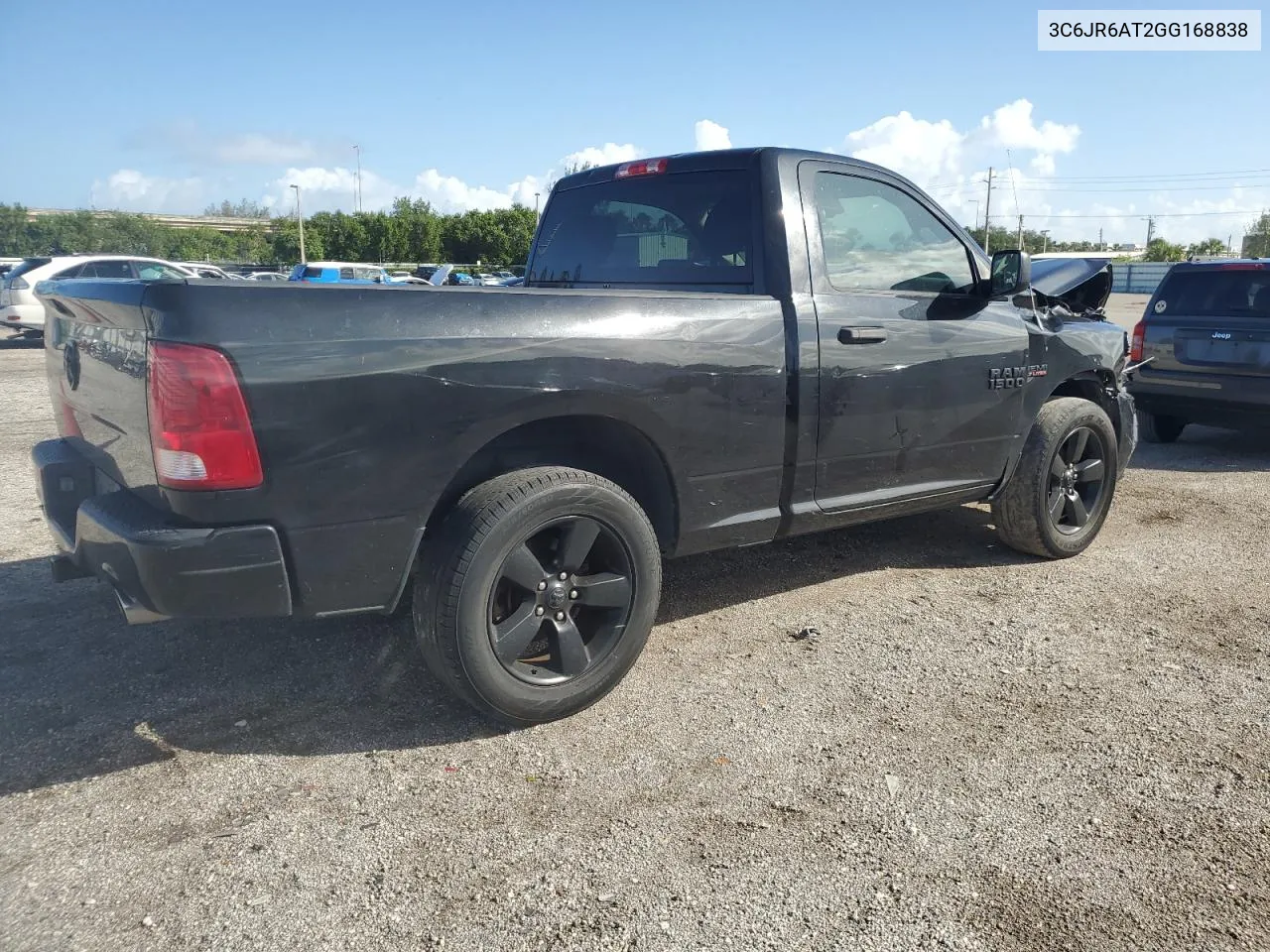 2016 Ram 1500 St VIN: 3C6JR6AT2GG168838 Lot: 77308924