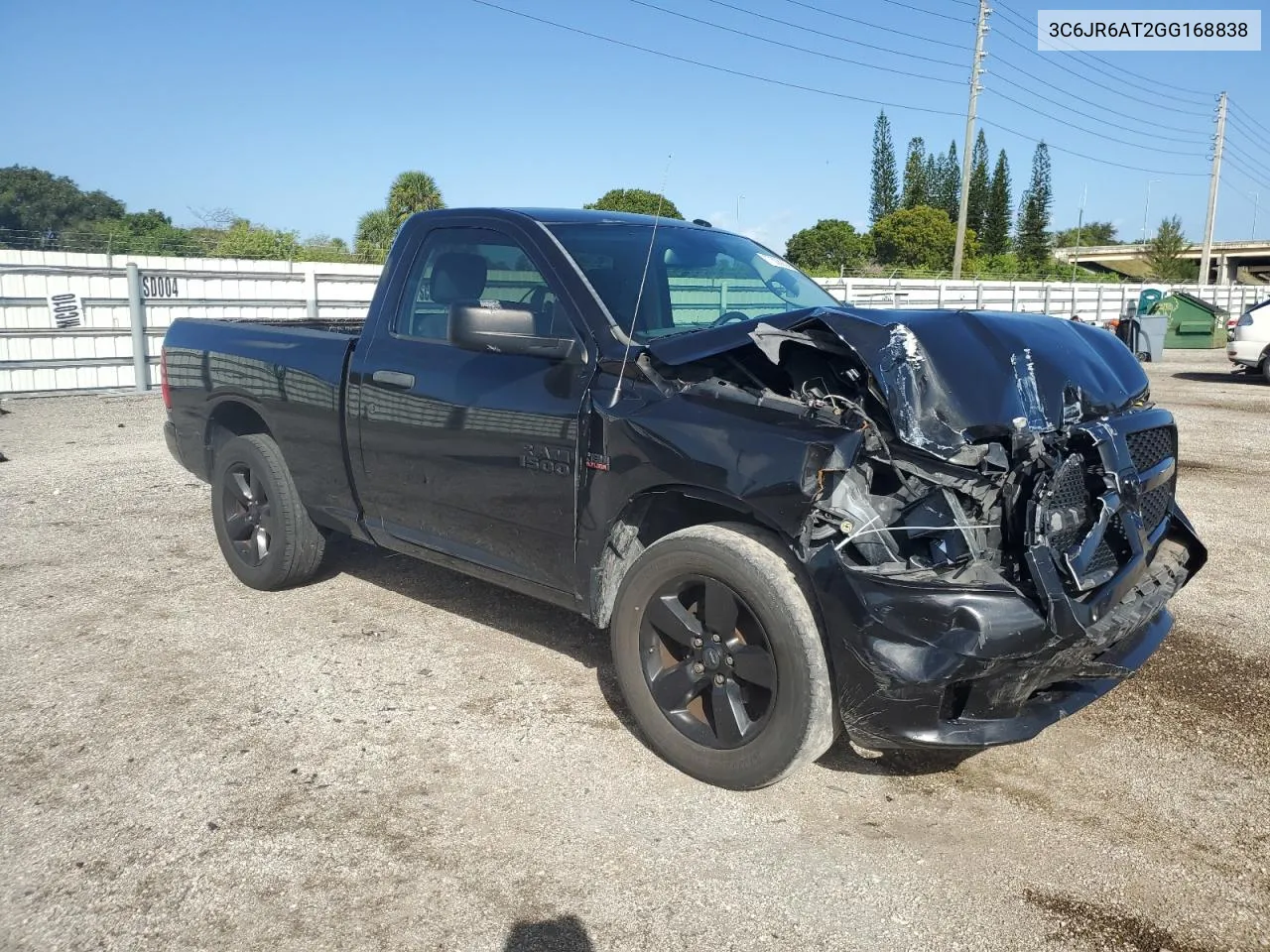 2016 Ram 1500 St VIN: 3C6JR6AT2GG168838 Lot: 77308924