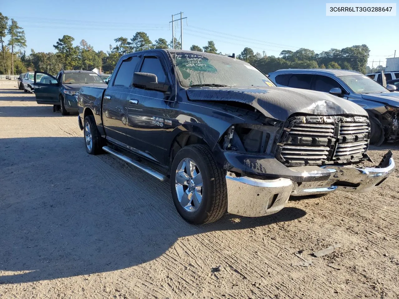 2016 Ram 1500 Slt VIN: 3C6RR6LT3GG288647 Lot: 77382684