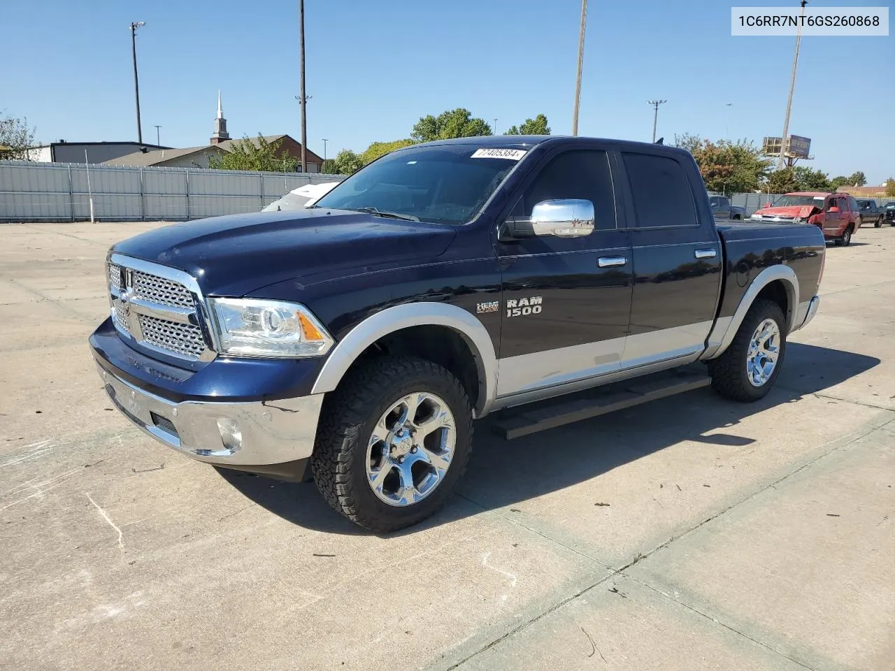 2016 Ram 1500 Laramie VIN: 1C6RR7NT6GS260868 Lot: 77405384