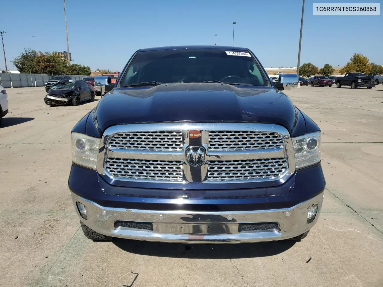 2016 Ram 1500 Laramie VIN: 1C6RR7NT6GS260868 Lot: 77405384