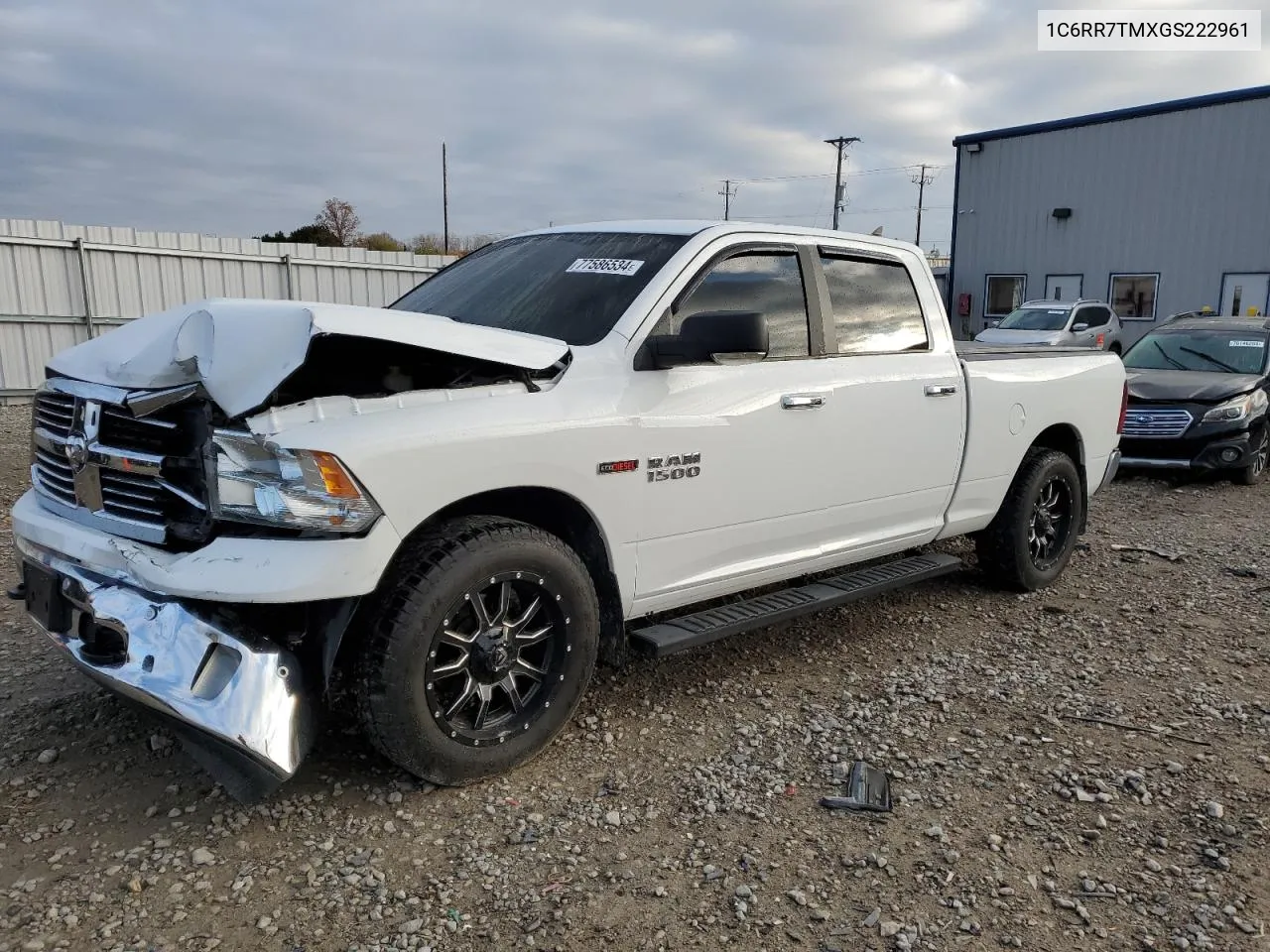 2016 Ram 1500 Slt VIN: 1C6RR7TMXGS222961 Lot: 77586534