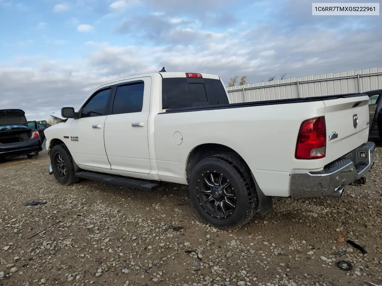 2016 Ram 1500 Slt VIN: 1C6RR7TMXGS222961 Lot: 77586534