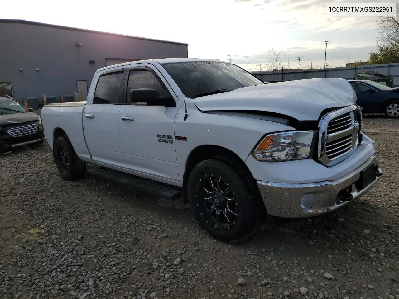 2016 Ram 1500 Slt VIN: 1C6RR7TMXGS222961 Lot: 77586534