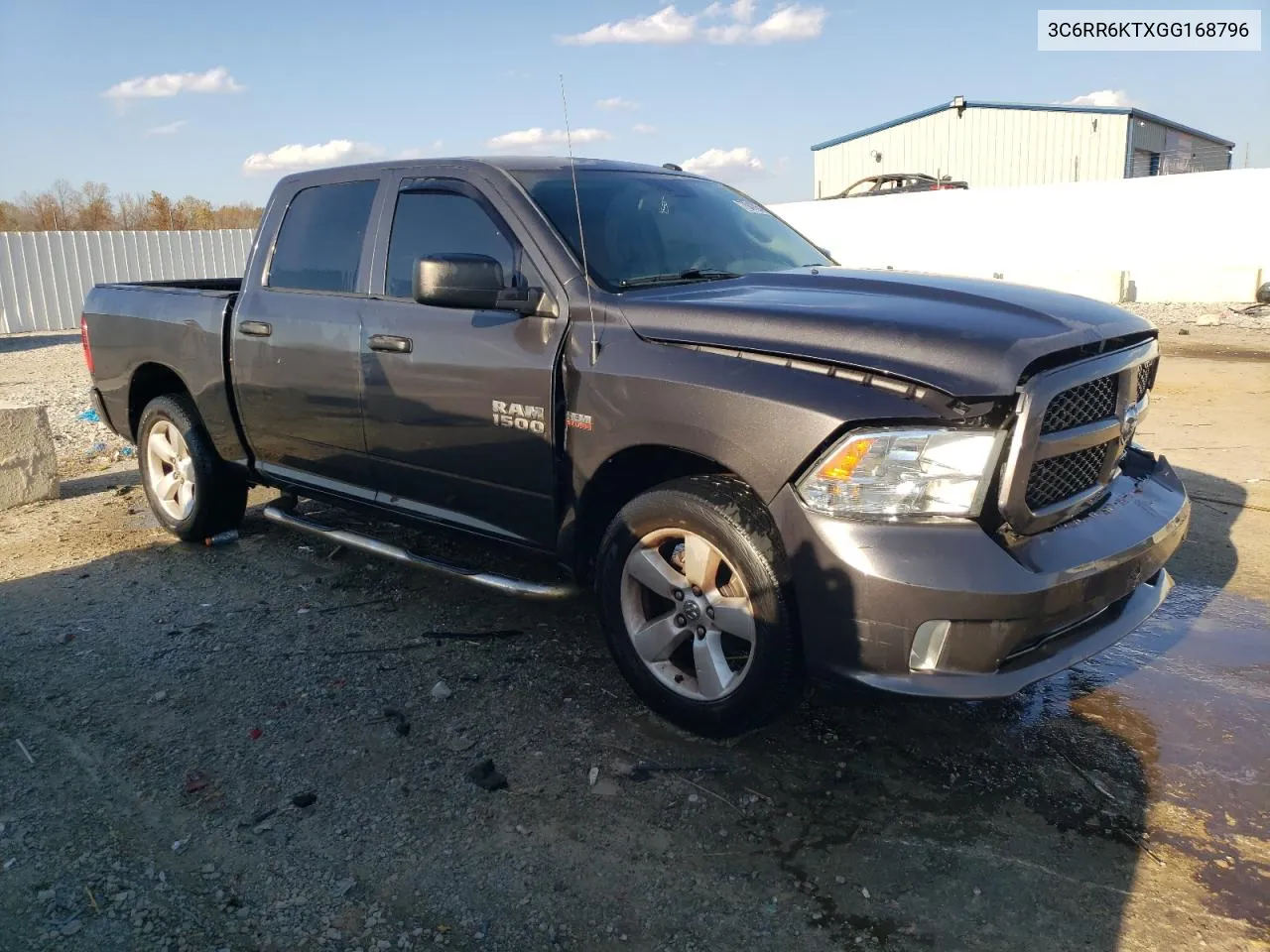 2016 Ram 1500 St VIN: 3C6RR6KTXGG168796 Lot: 77947054