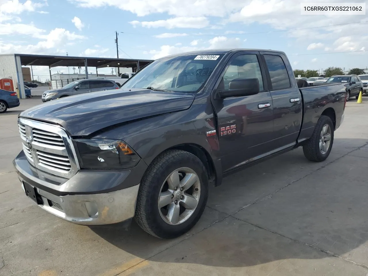 2016 Ram 1500 Slt VIN: 1C6RR6GTXGS221062 Lot: 78279204