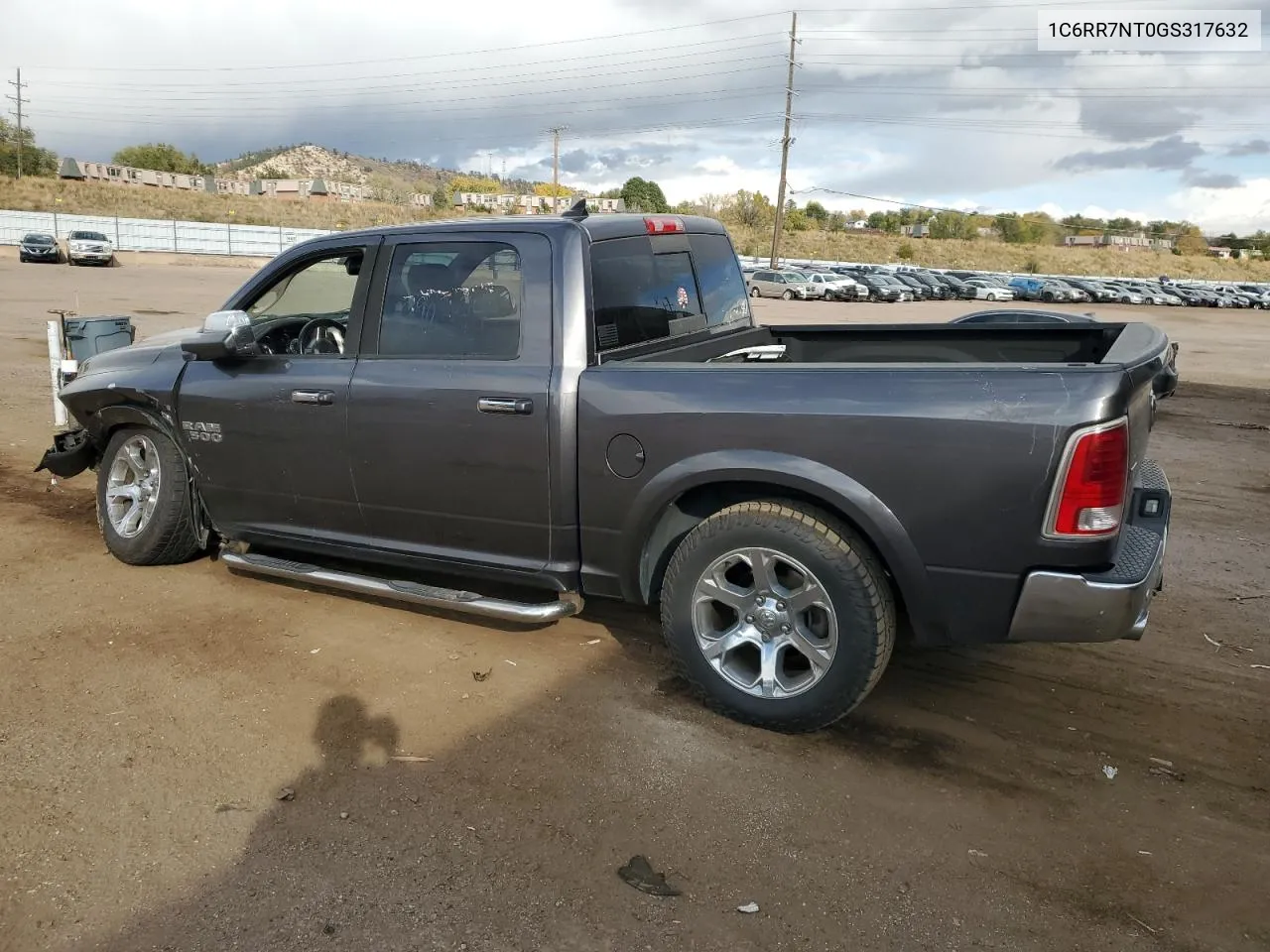 2016 Ram 1500 Laramie VIN: 1C6RR7NT0GS317632 Lot: 78675034