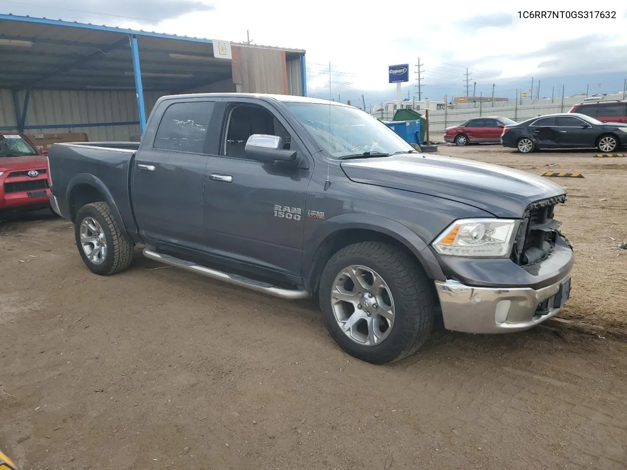 2016 Ram 1500 Laramie VIN: 1C6RR7NT0GS317632 Lot: 78675034