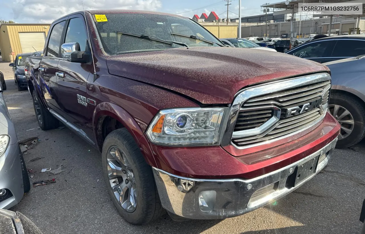 2016 Ram 1500 Longhorn VIN: 1C6RR7PM1GS232756 Lot: 78931134