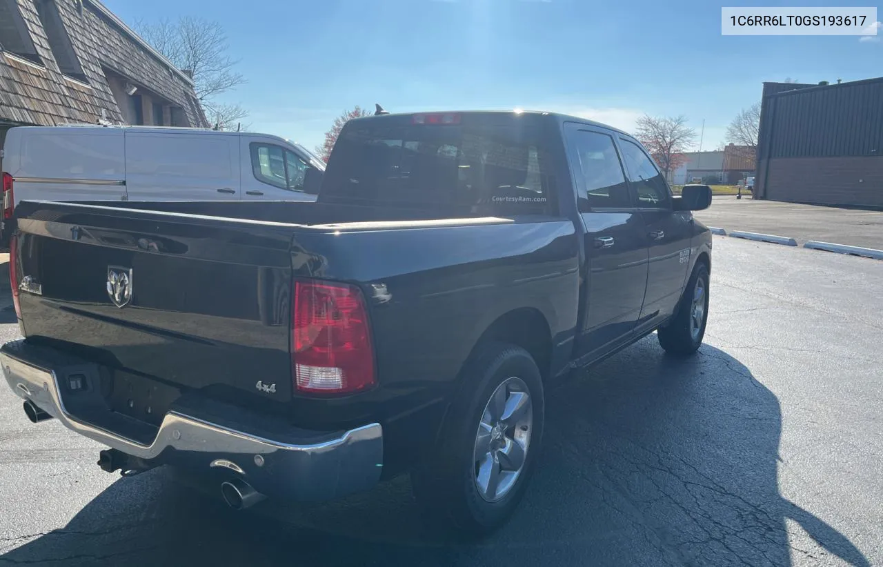 2016 Ram 1500 Slt VIN: 1C6RR6LT0GS193617 Lot: 79339464