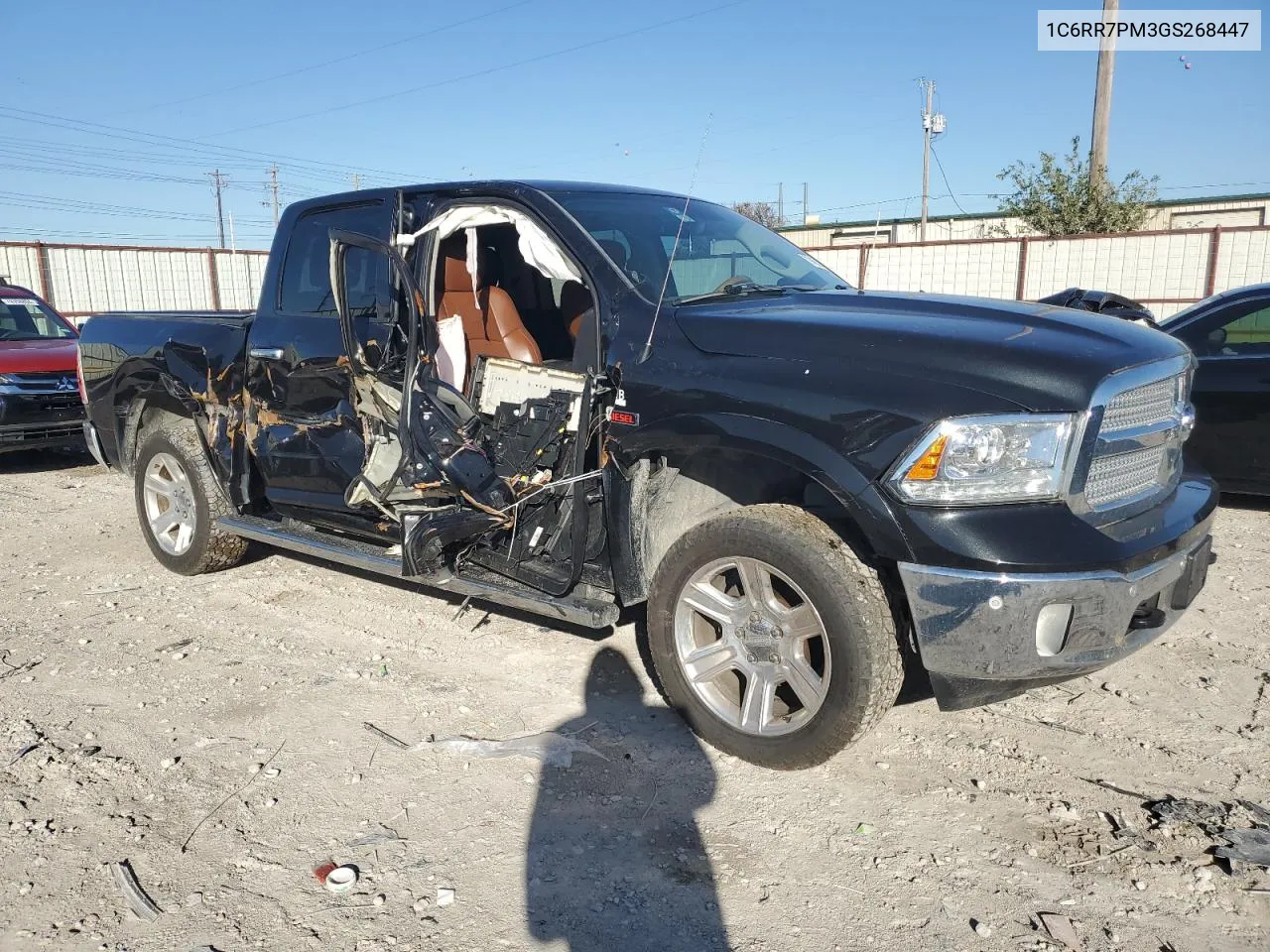 2016 Ram 1500 Longhorn VIN: 1C6RR7PM3GS268447 Lot: 79463634