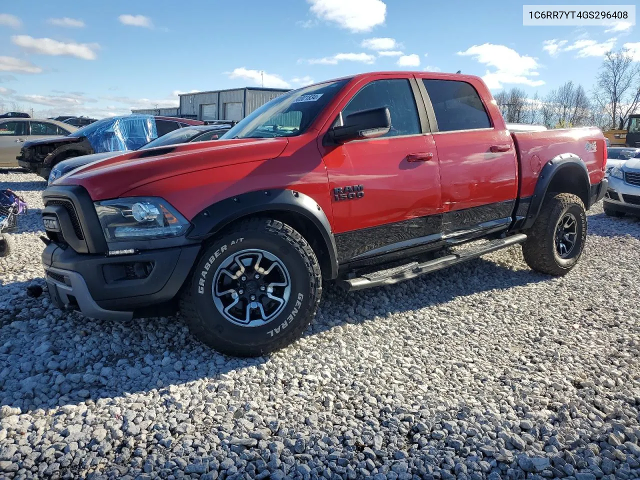 2016 Ram 1500 Rebel VIN: 1C6RR7YT4GS296408 Lot: 80001834