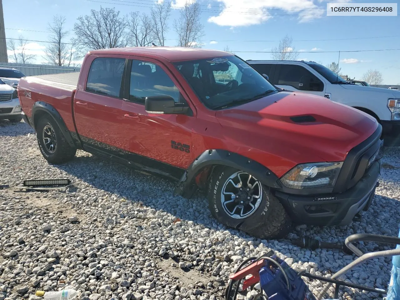 2016 Ram 1500 Rebel VIN: 1C6RR7YT4GS296408 Lot: 80001834