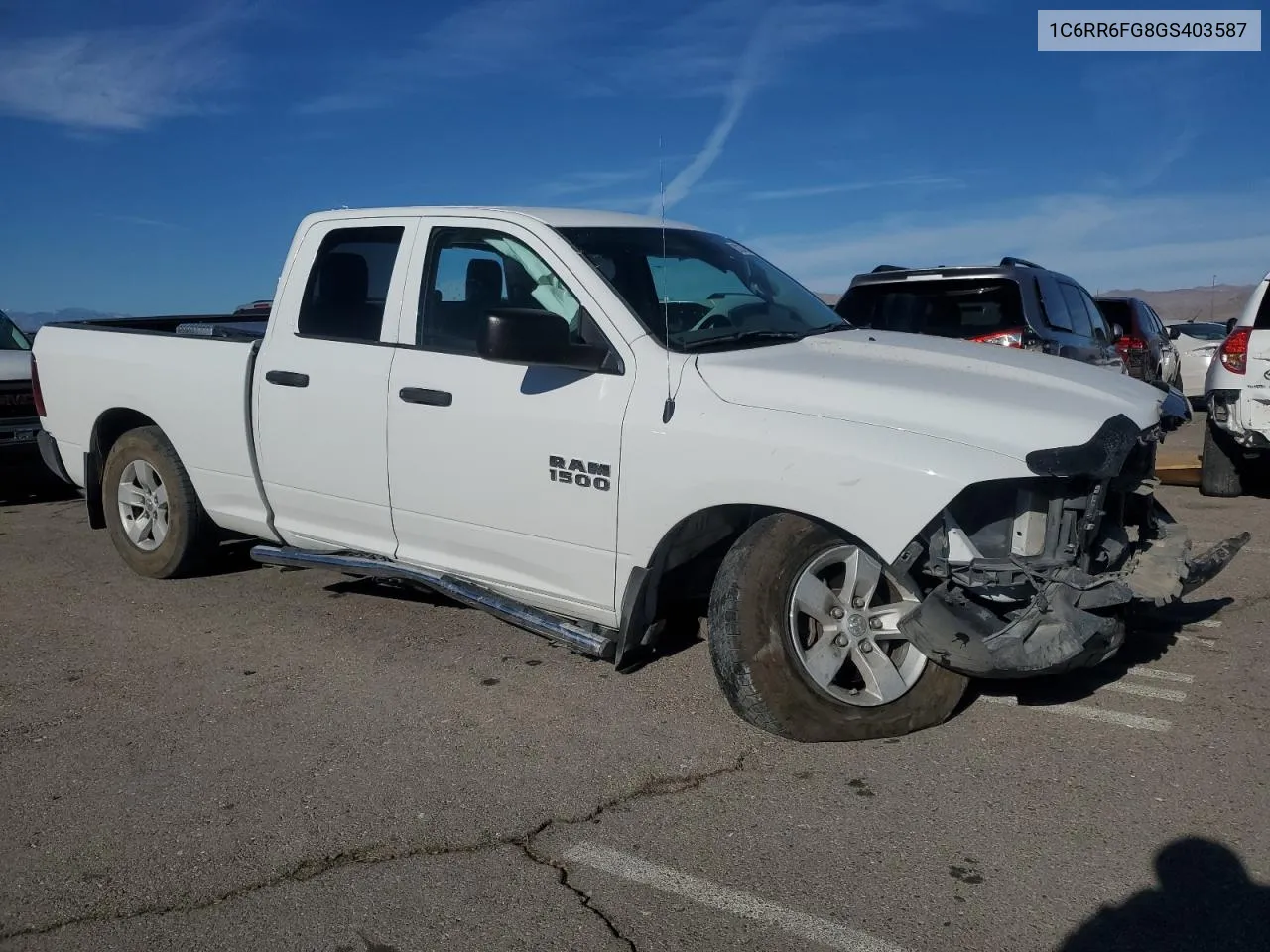 2016 Ram 1500 St VIN: 1C6RR6FG8GS403587 Lot: 80237904