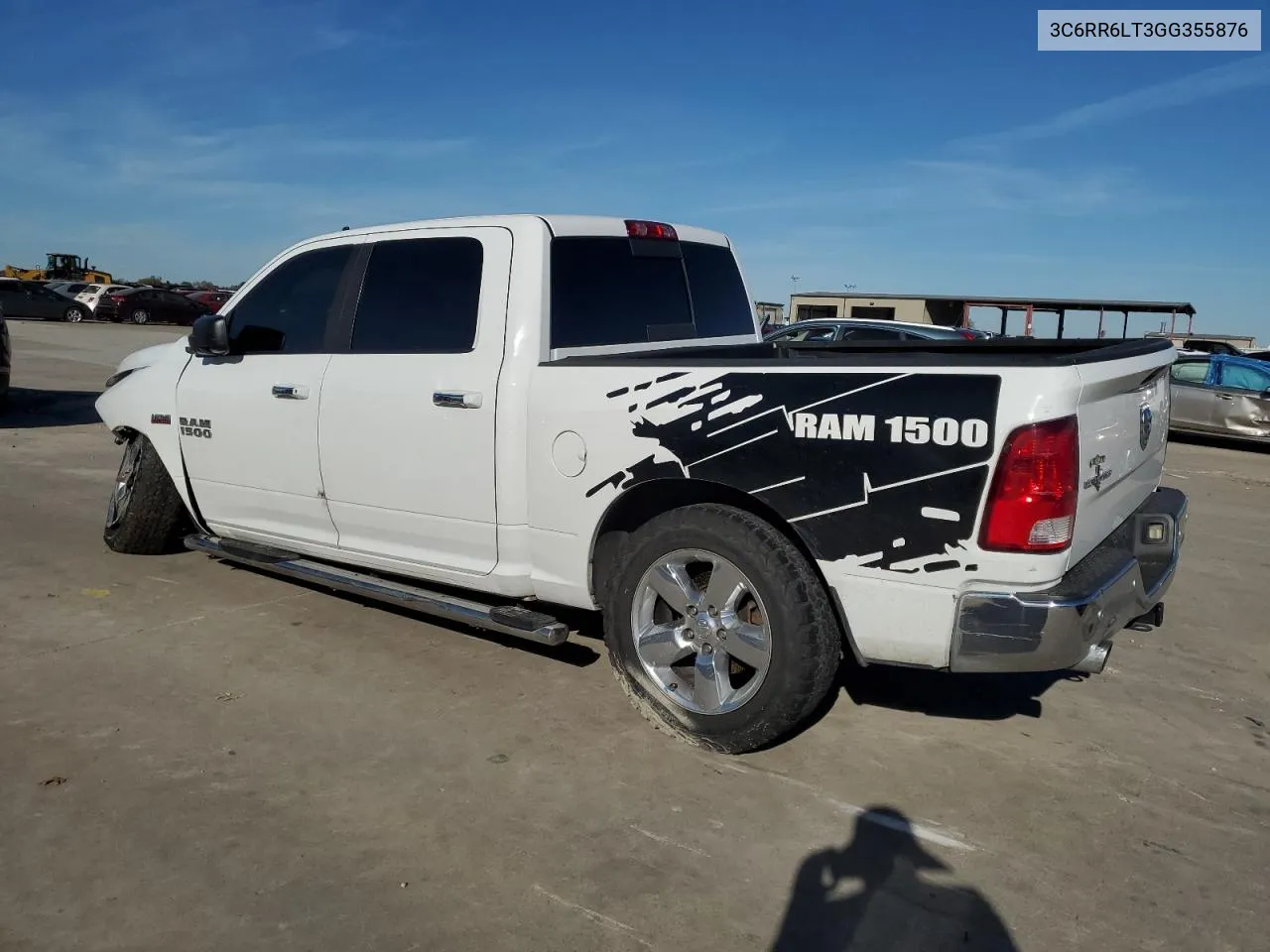 2016 Ram 1500 Slt VIN: 3C6RR6LT3GG355876 Lot: 80285134