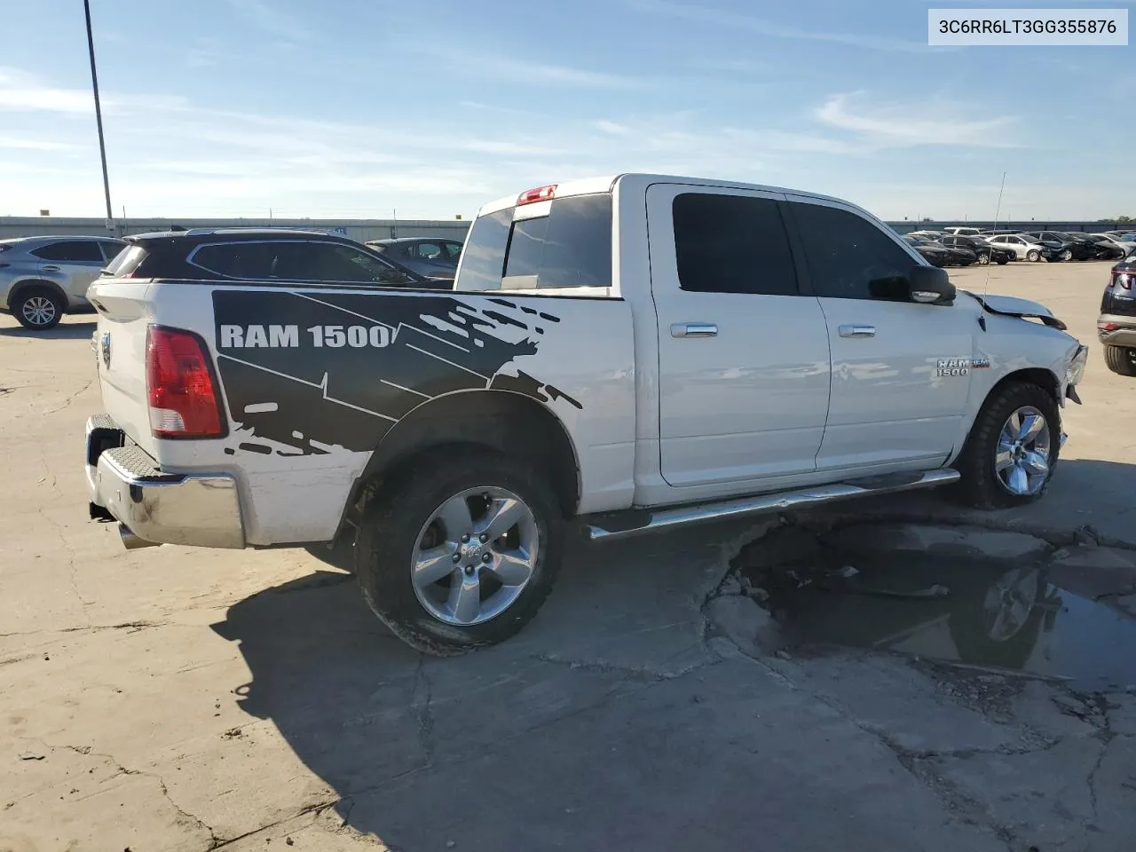 2016 Ram 1500 Slt VIN: 3C6RR6LT3GG355876 Lot: 80285134