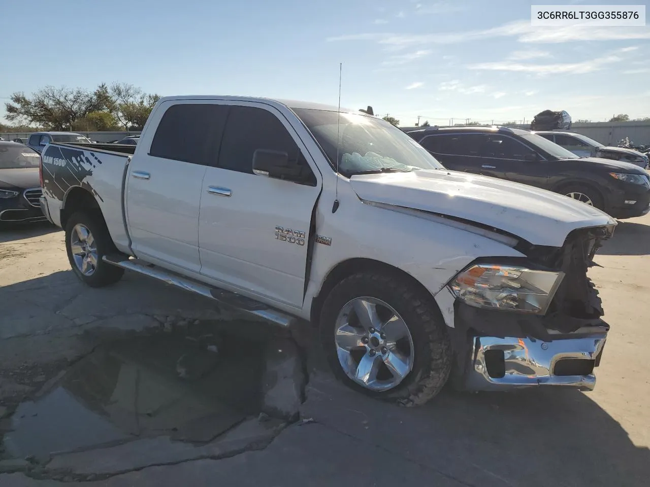 2016 Ram 1500 Slt VIN: 3C6RR6LT3GG355876 Lot: 80285134