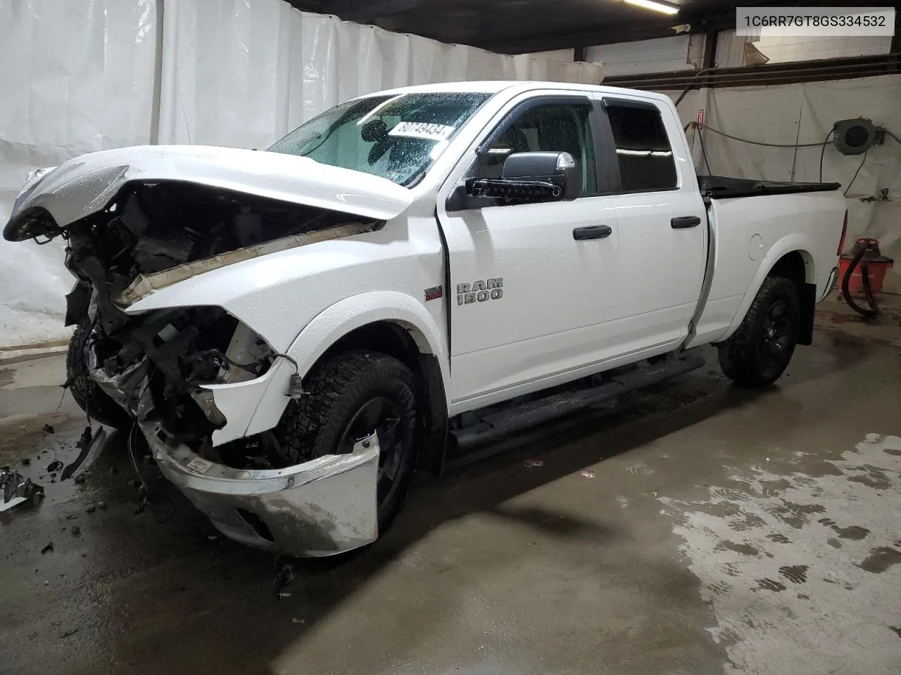 2016 Ram 1500 Slt VIN: 1C6RR7GT8GS334532 Lot: 80749434