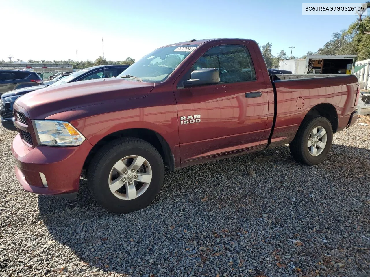 2016 Ram 1500 St VIN: 3C6JR6AG9GG326109 Lot: 81267934