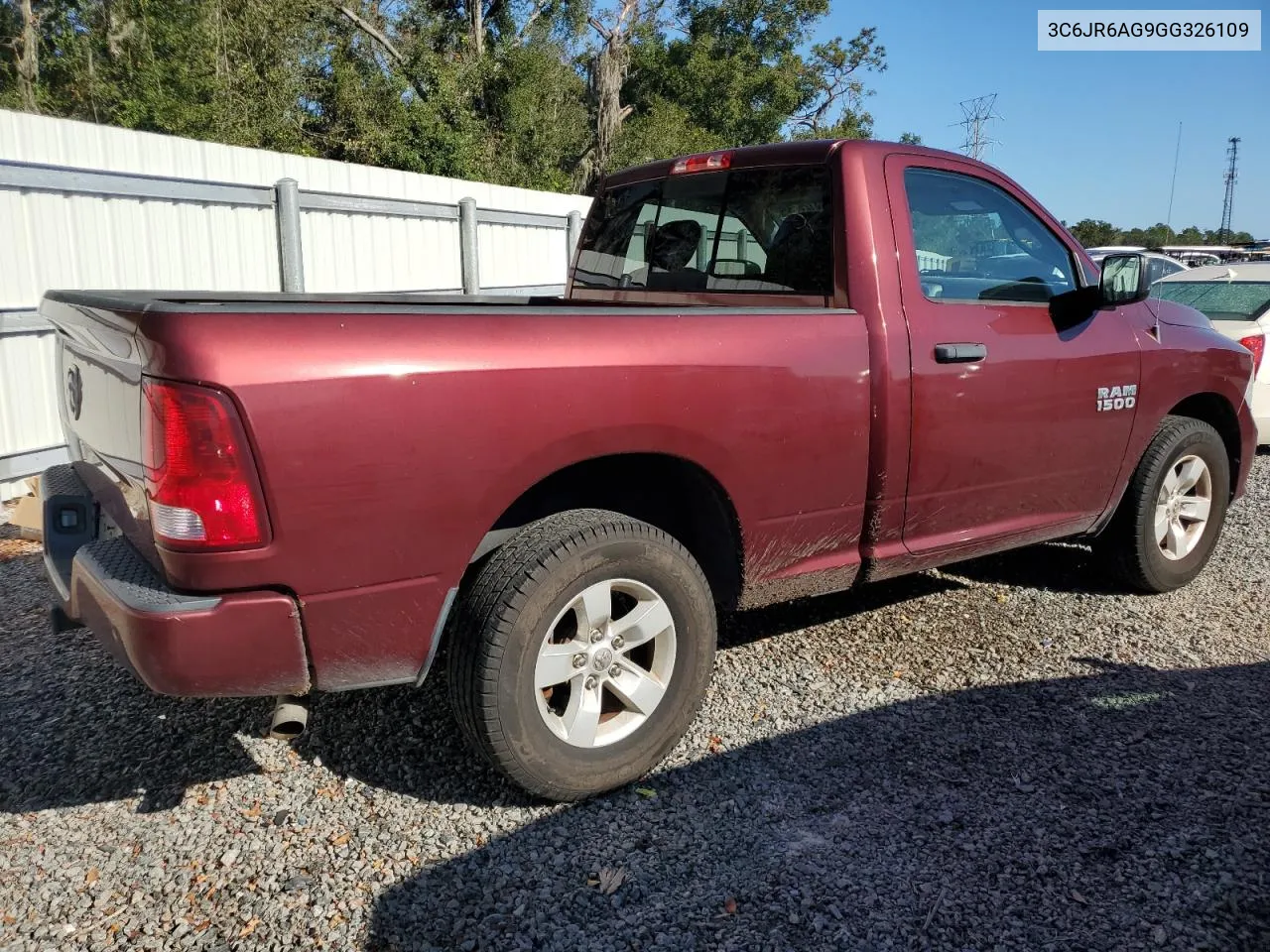 2016 Ram 1500 St VIN: 3C6JR6AG9GG326109 Lot: 81267934