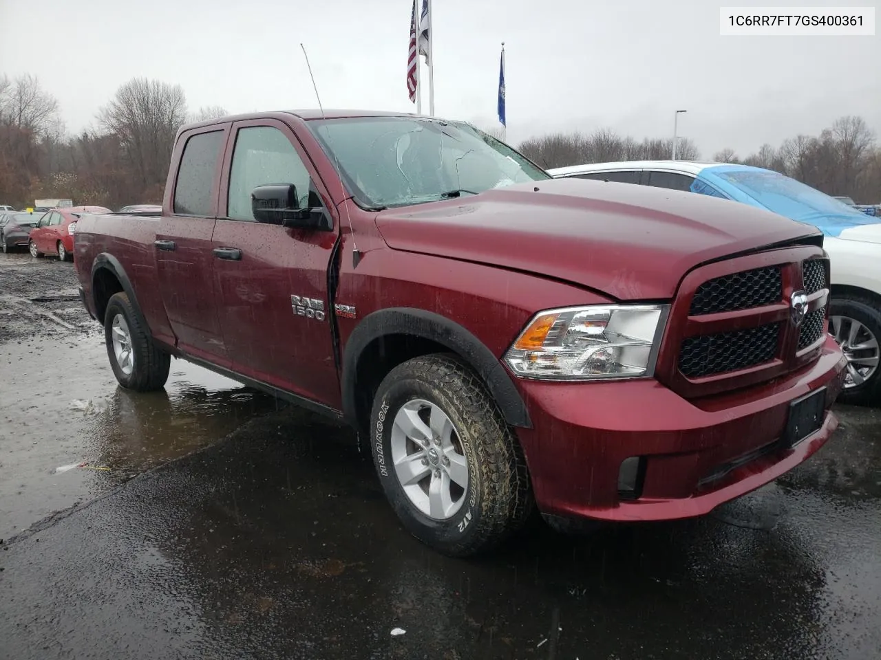 2016 Ram 1500 St VIN: 1C6RR7FT7GS400361 Lot: 81680764