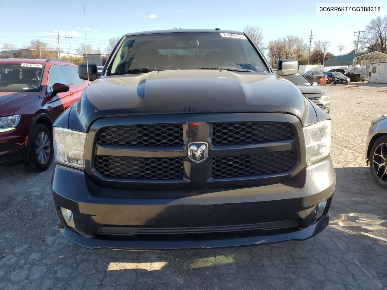 2016 Ram 1500 St VIN: 3C6RR6KT4GG188218 Lot: 81845154