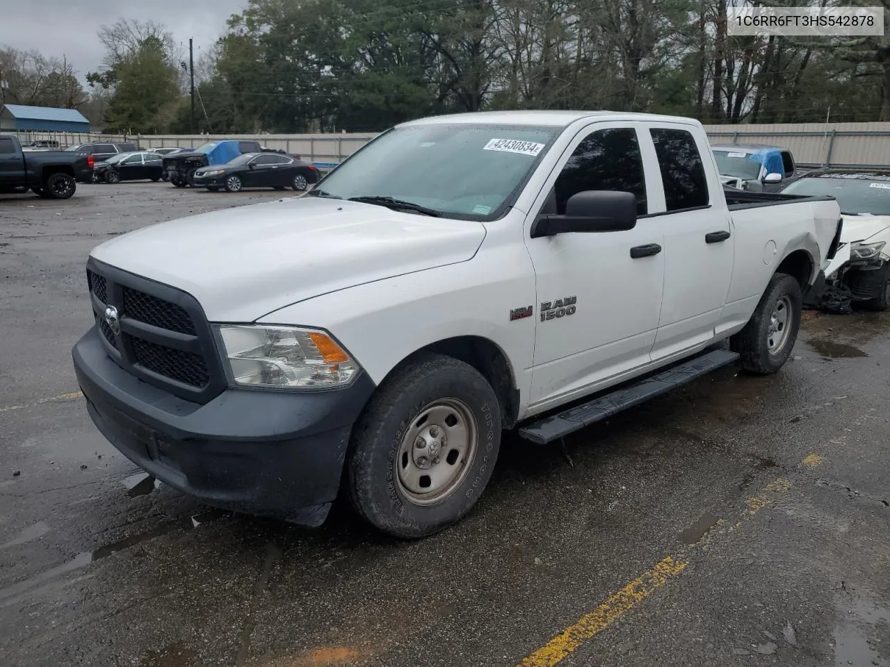 2017 Ram 1500 St VIN: 1C6RR6FT3HS542878 Lot: 42430834