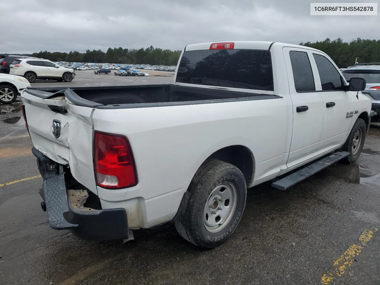 2017 Ram 1500 St VIN: 1C6RR6FT3HS542878 Lot: 42430834