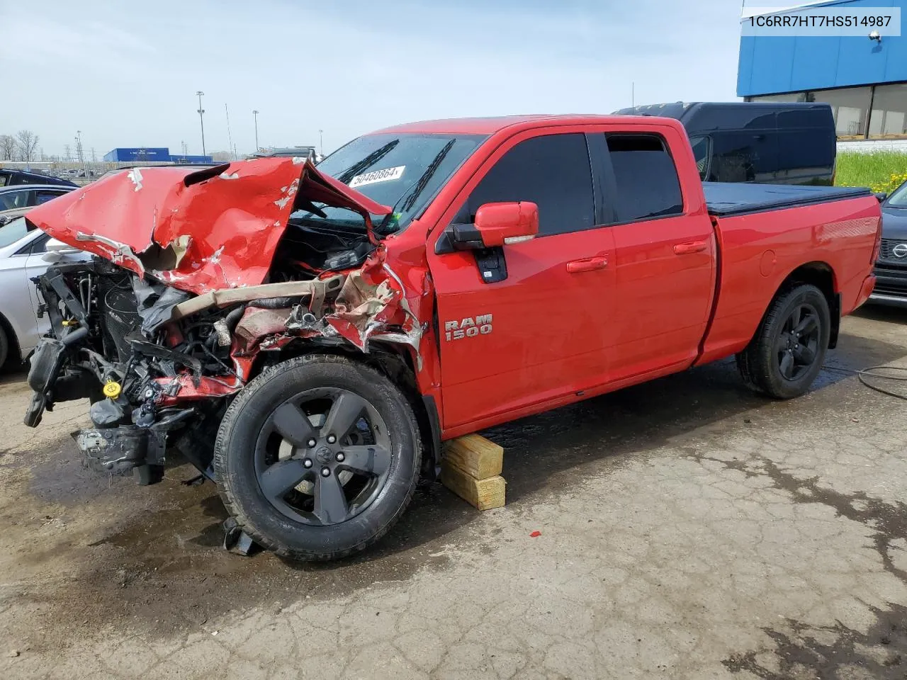 2017 Ram 1500 Sport VIN: 1C6RR7HT7HS514987 Lot: 50460864