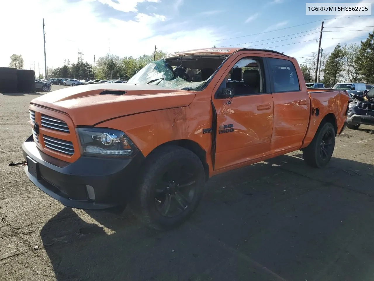 2017 Ram 1500 Sport VIN: 1C6RR7MT5HS562705 Lot: 51047934