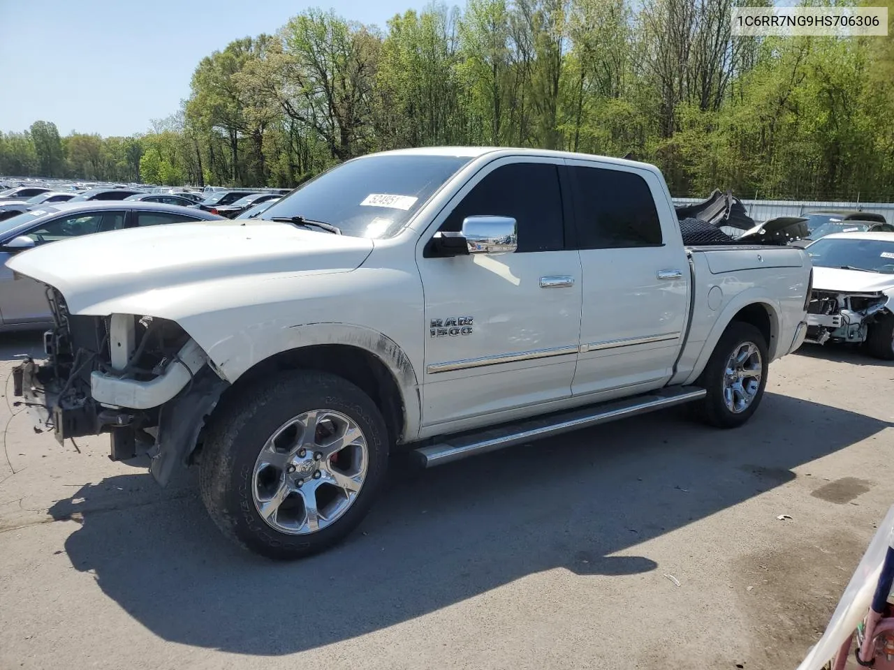 2017 Ram 1500 Laramie VIN: 1C6RR7NG9HS706306 Lot: 52495124