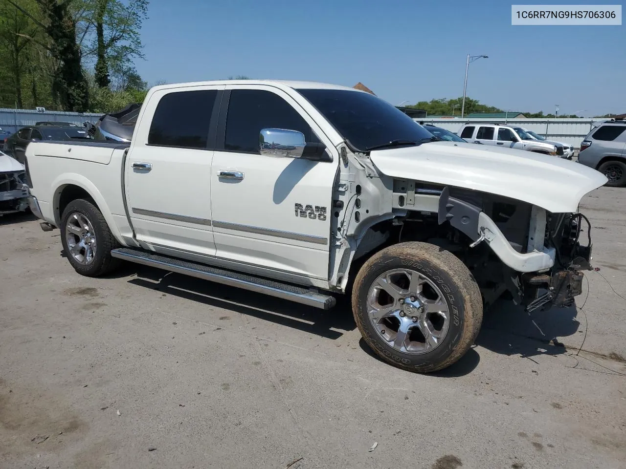 2017 Ram 1500 Laramie VIN: 1C6RR7NG9HS706306 Lot: 52495124