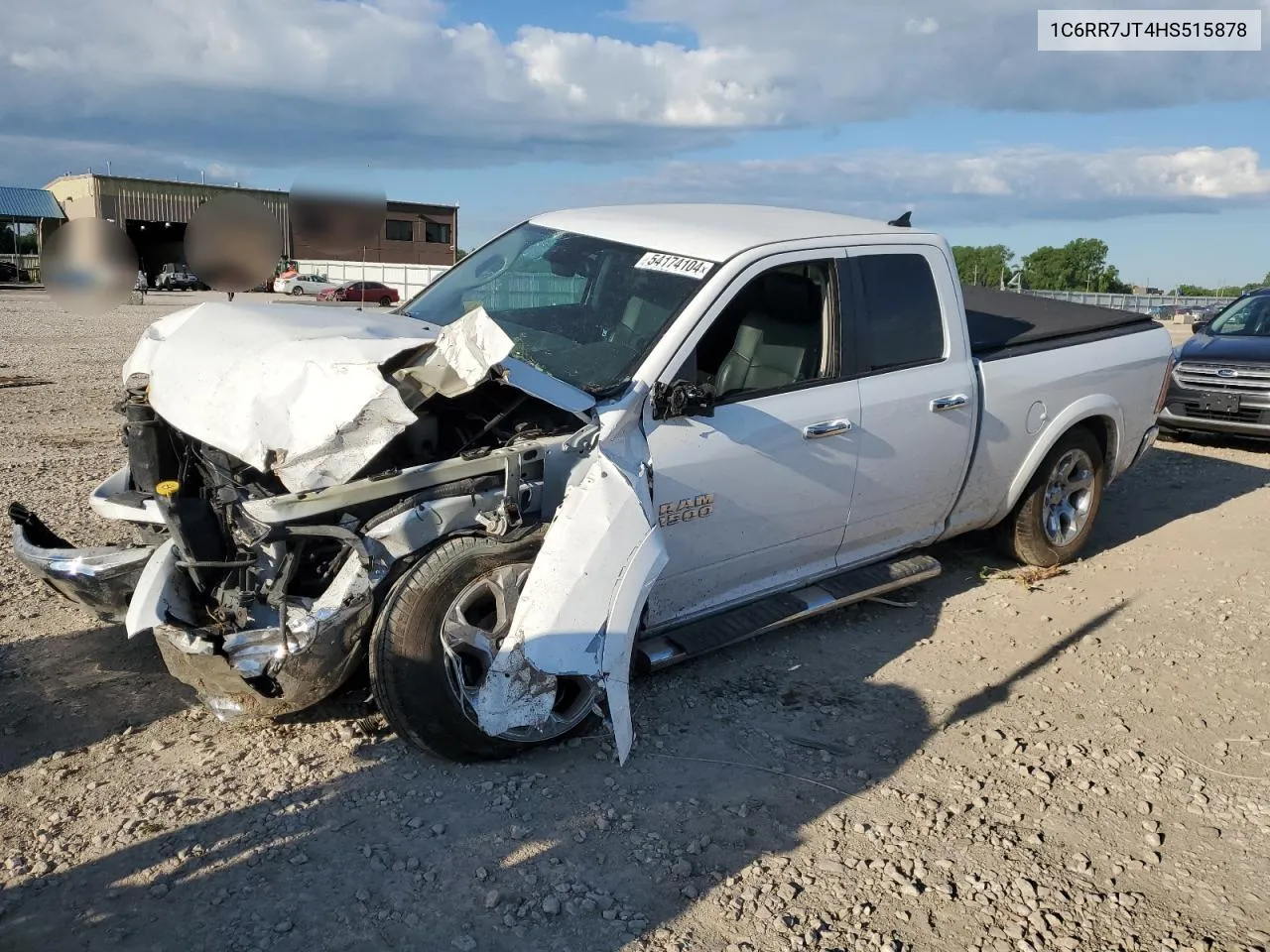 2017 Ram 1500 Laramie VIN: 1C6RR7JT4HS515878 Lot: 54174104