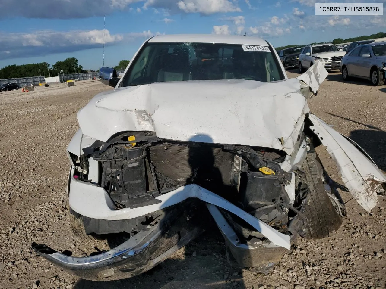 2017 Ram 1500 Laramie VIN: 1C6RR7JT4HS515878 Lot: 54174104