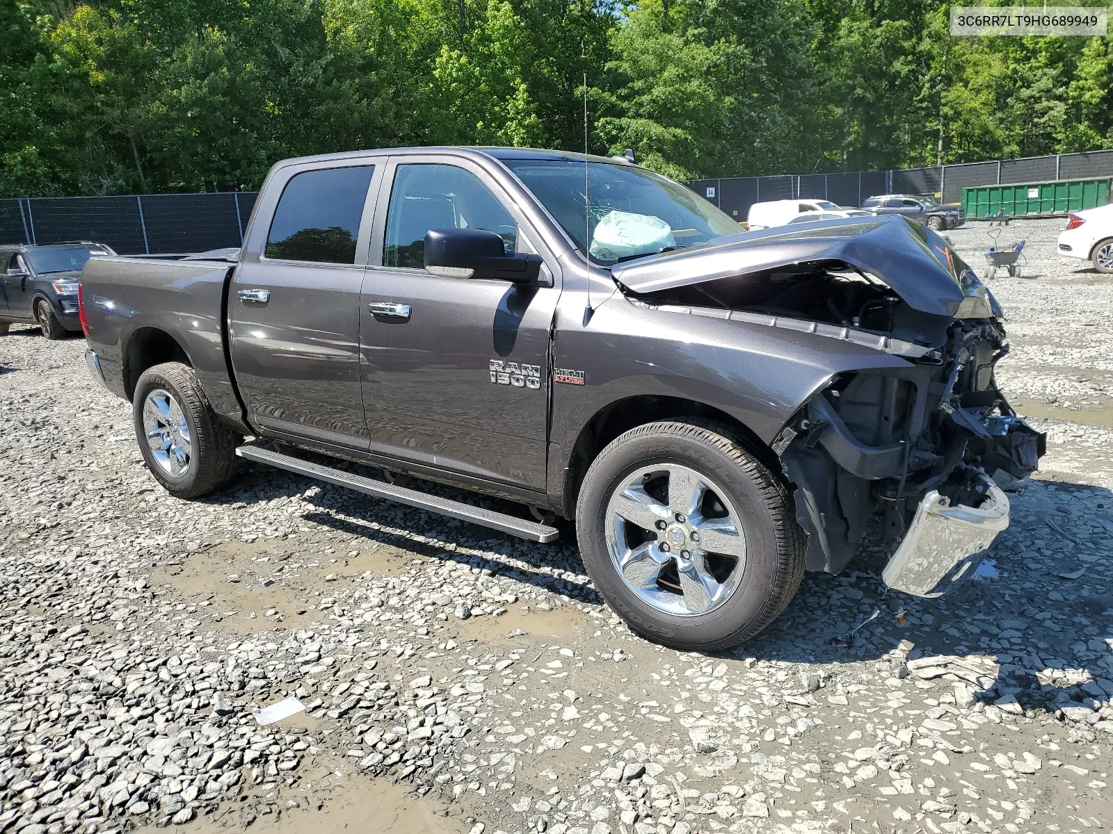 2017 Ram 1500 Slt VIN: 3C6RR7LT9HG689949 Lot: 54582024