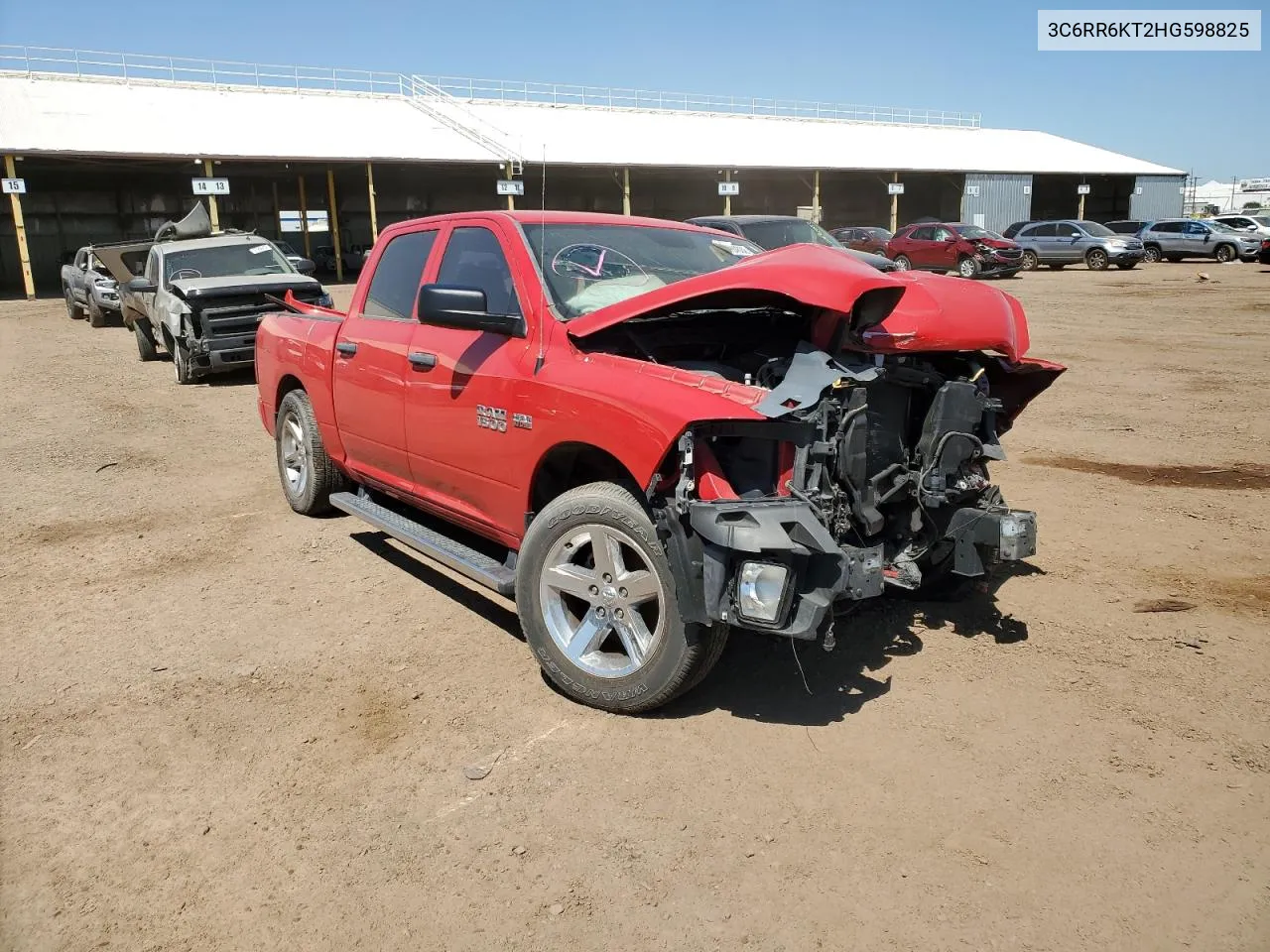 2017 Ram 1500 St VIN: 3C6RR6KT2HG598825 Lot: 54784602