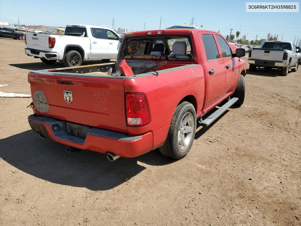 2017 Ram 1500 St VIN: 3C6RR6KT2HG598825 Lot: 54784602