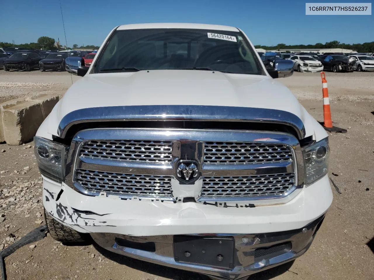 2017 Ram 1500 Laramie VIN: 1C6RR7NT7HS526237 Lot: 56420164