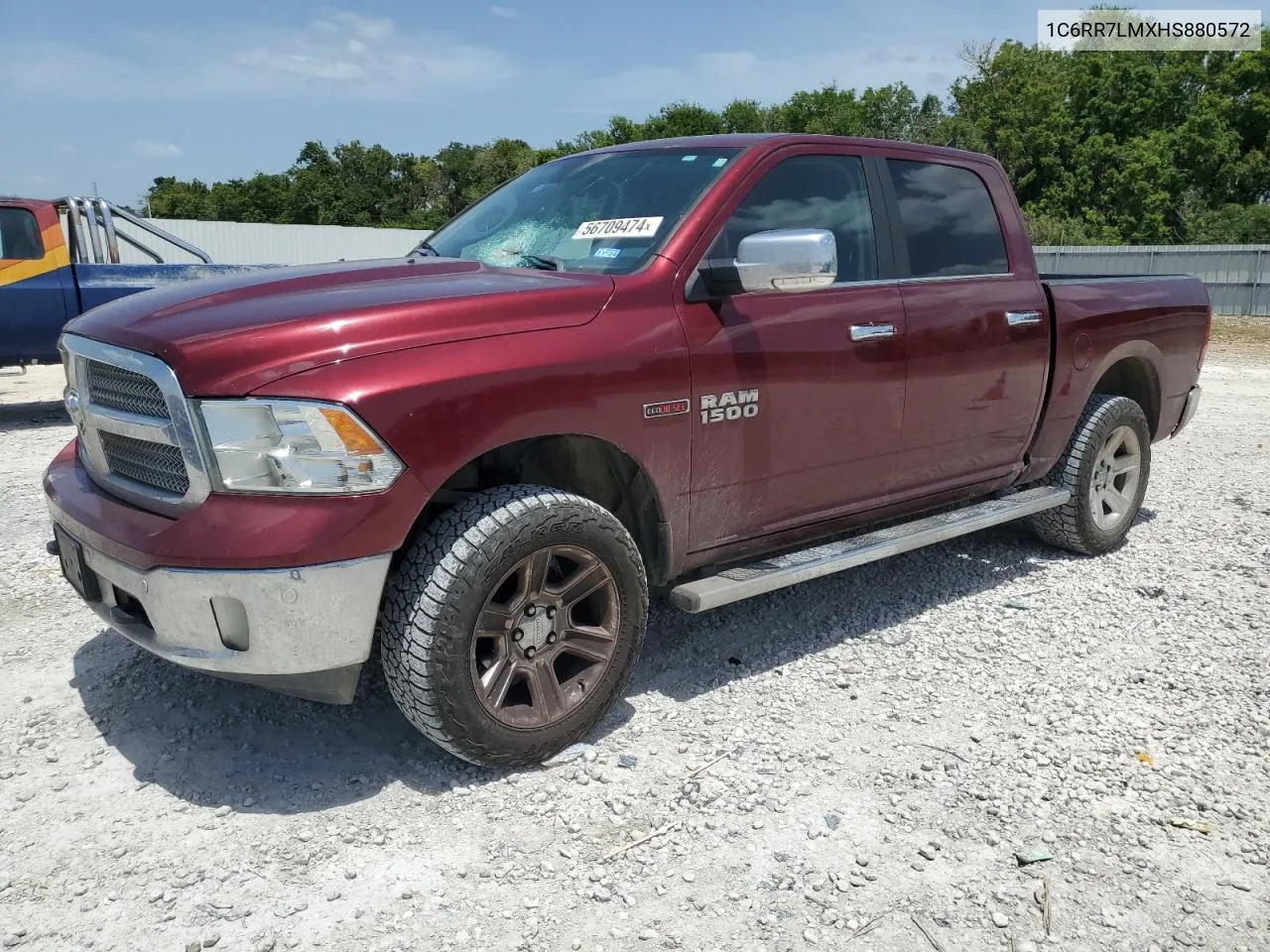 2017 Ram 1500 Slt VIN: 1C6RR7LMXHS880572 Lot: 56709474