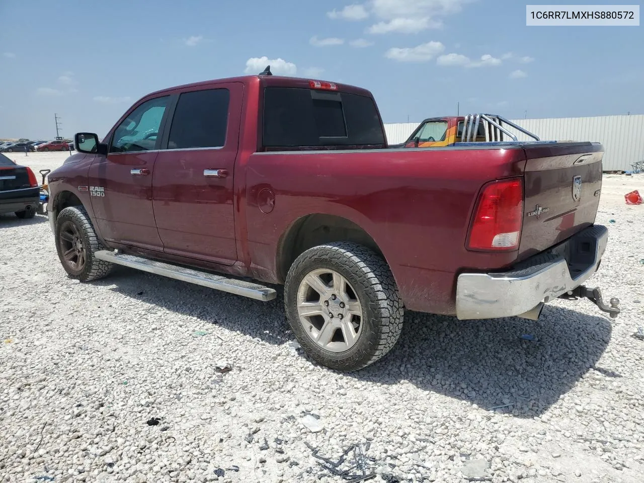 2017 Ram 1500 Slt VIN: 1C6RR7LMXHS880572 Lot: 56709474